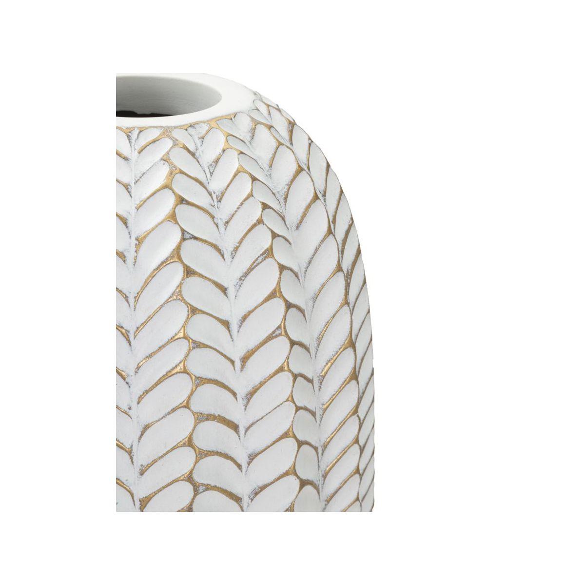 Vaso resina leaf cm Ø 18,5x46
