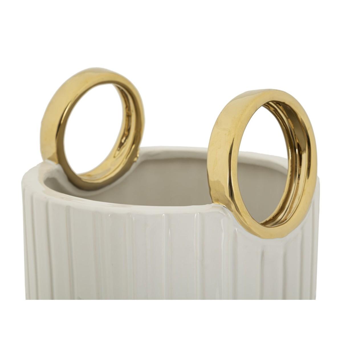 Vaso ceramica shopping cm Ø 18x45