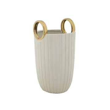 Vaso ceramica shopping cm Ø 18x25