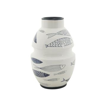 Vaso ceramica fish cm Ø 21x31