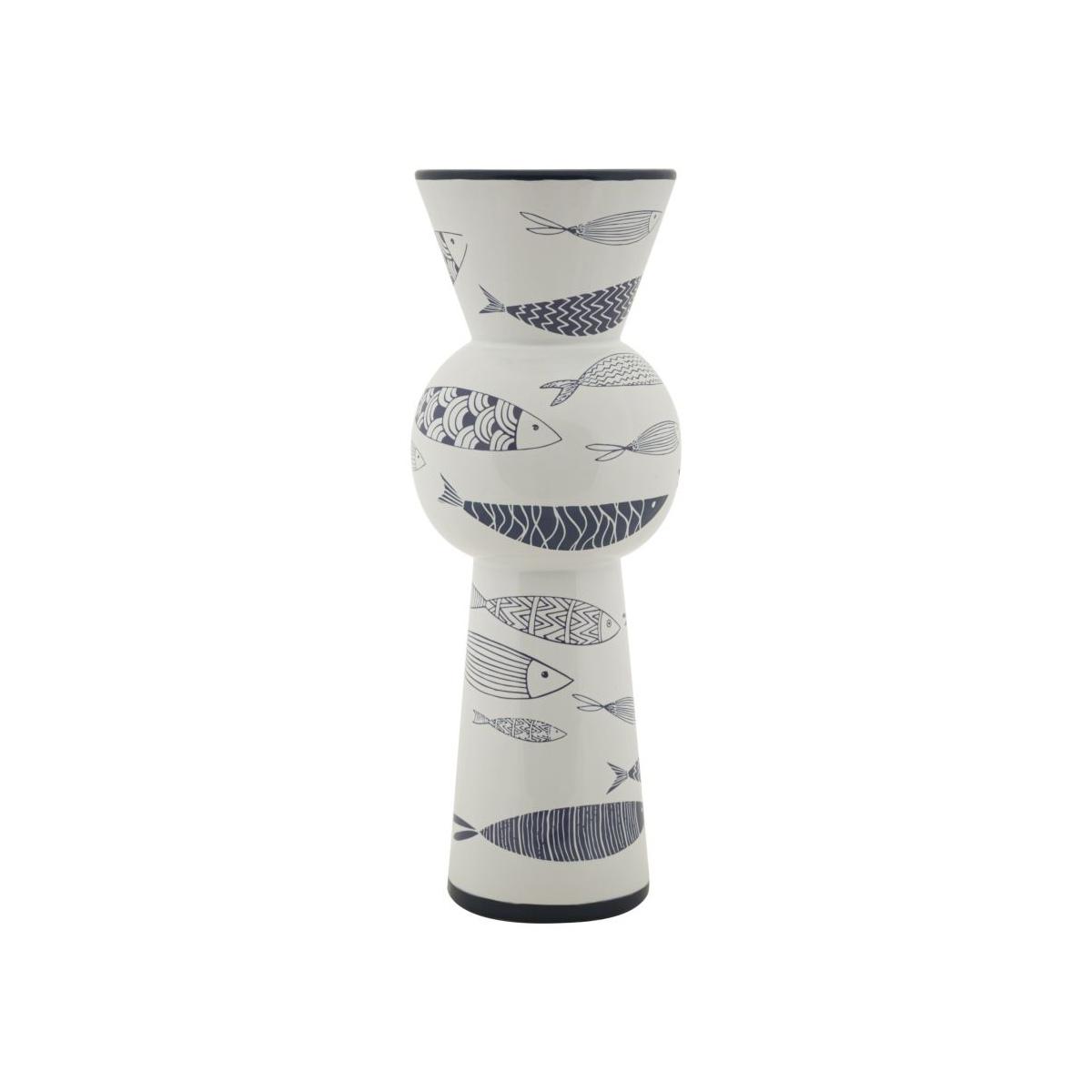 Vaso ceramica fish tall cm Ø 14x38,5