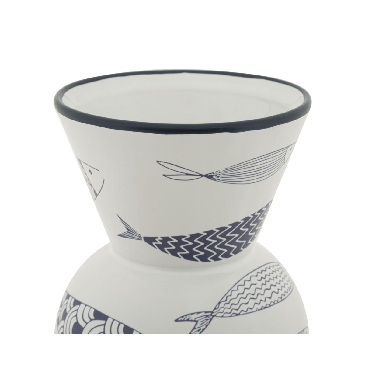 Vaso ceramica fish tall cm Ø 14x38,5