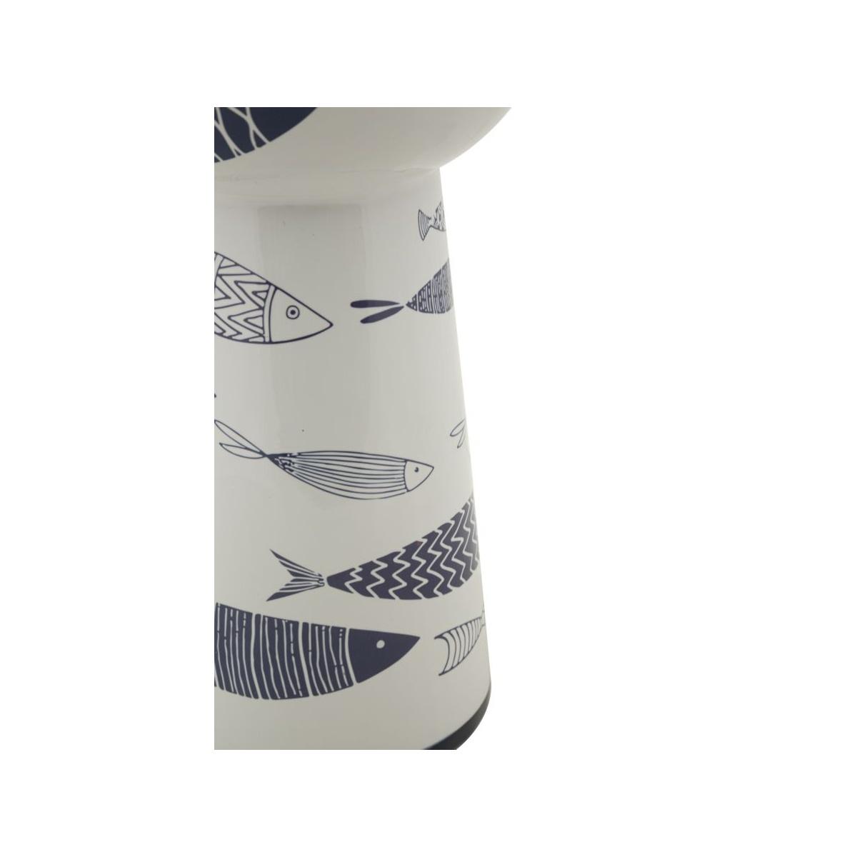 Vaso ceramica fish tall cm Ø 14x38,5
