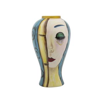 Vaso ceramica art face cm Ø 28x50