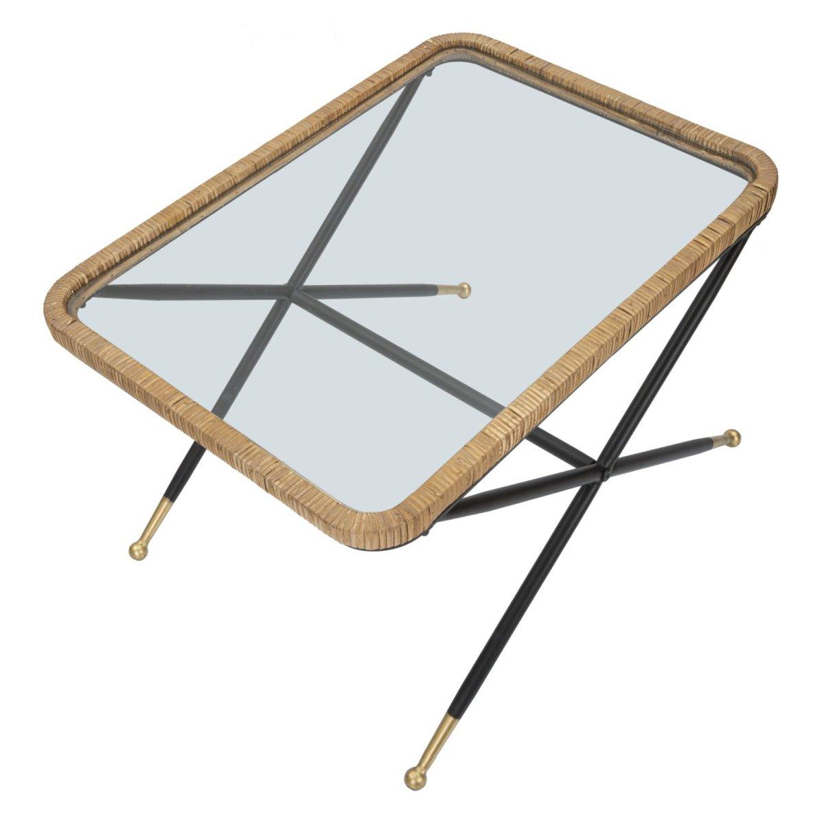 Tavolo da caffe' saint barth rett. cm 70x50x45