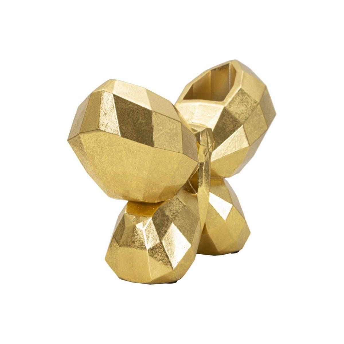 Vaso butterfly gold cm 22,5x8x15 min 2