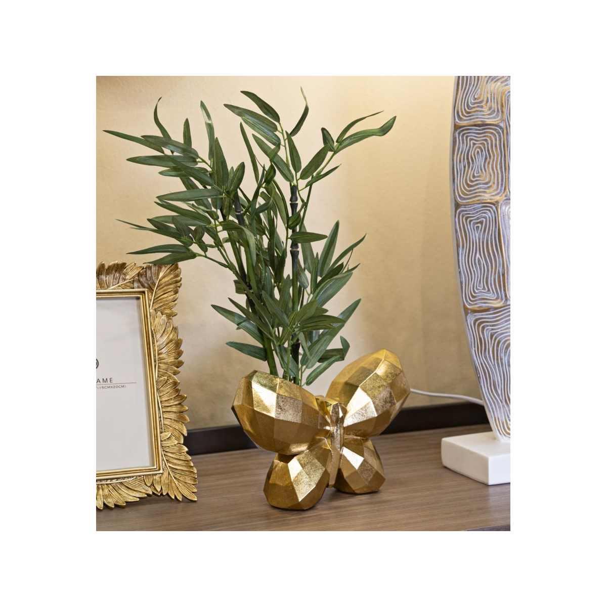 Vaso butterfly gold cm 22,5x8x15 min 2