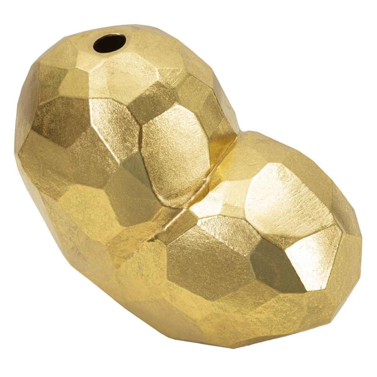 Vaso heart gold cm 19x9x18 min 2