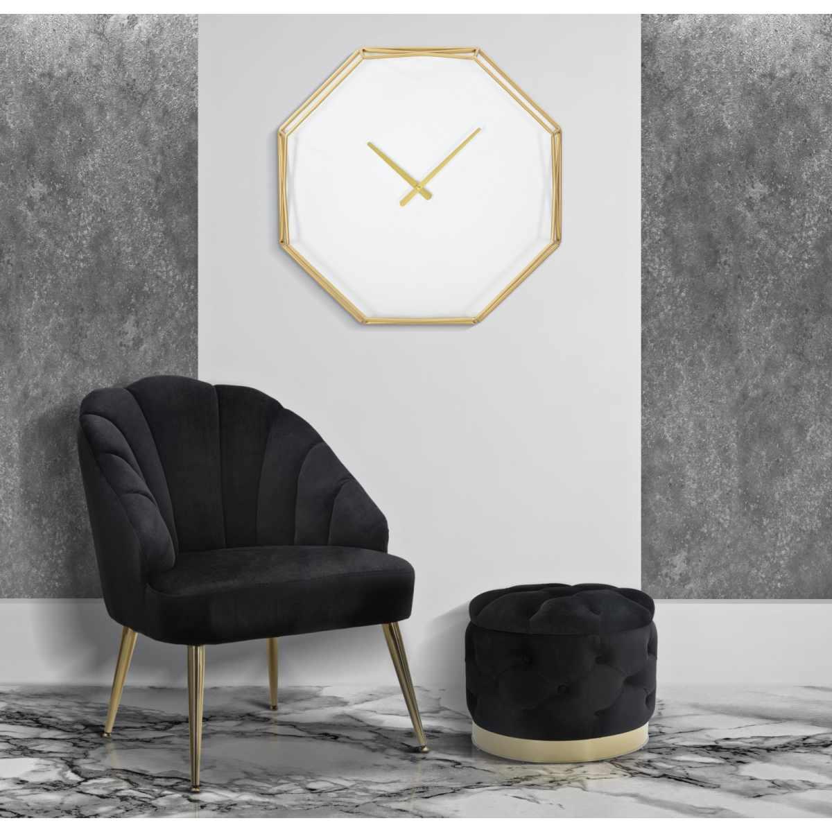 Orologio da muro goldy octagonal cm 56x6,5x56