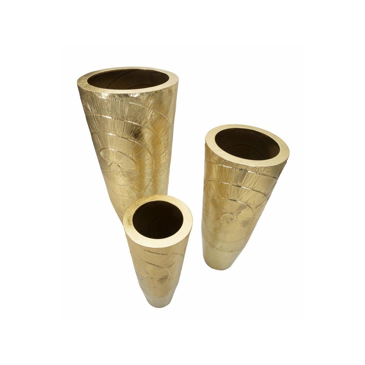 P/vasi goldely tris cm Ø 50,8x114,9-40x92,7-29,8x70,5