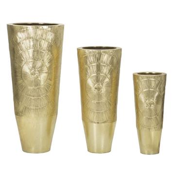 P/vasi goldely tris cm Ø 50,8x114,9-40x92,7-29,8x70,5