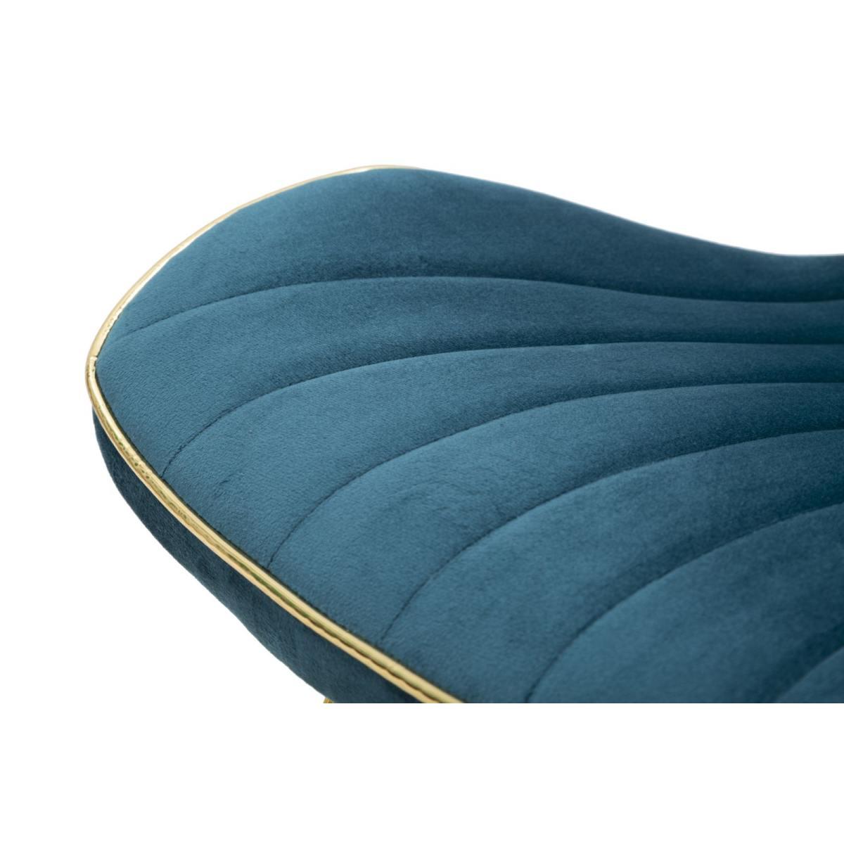 Sedia paris space ottanio/gold set 2 pz cm 46x58x77