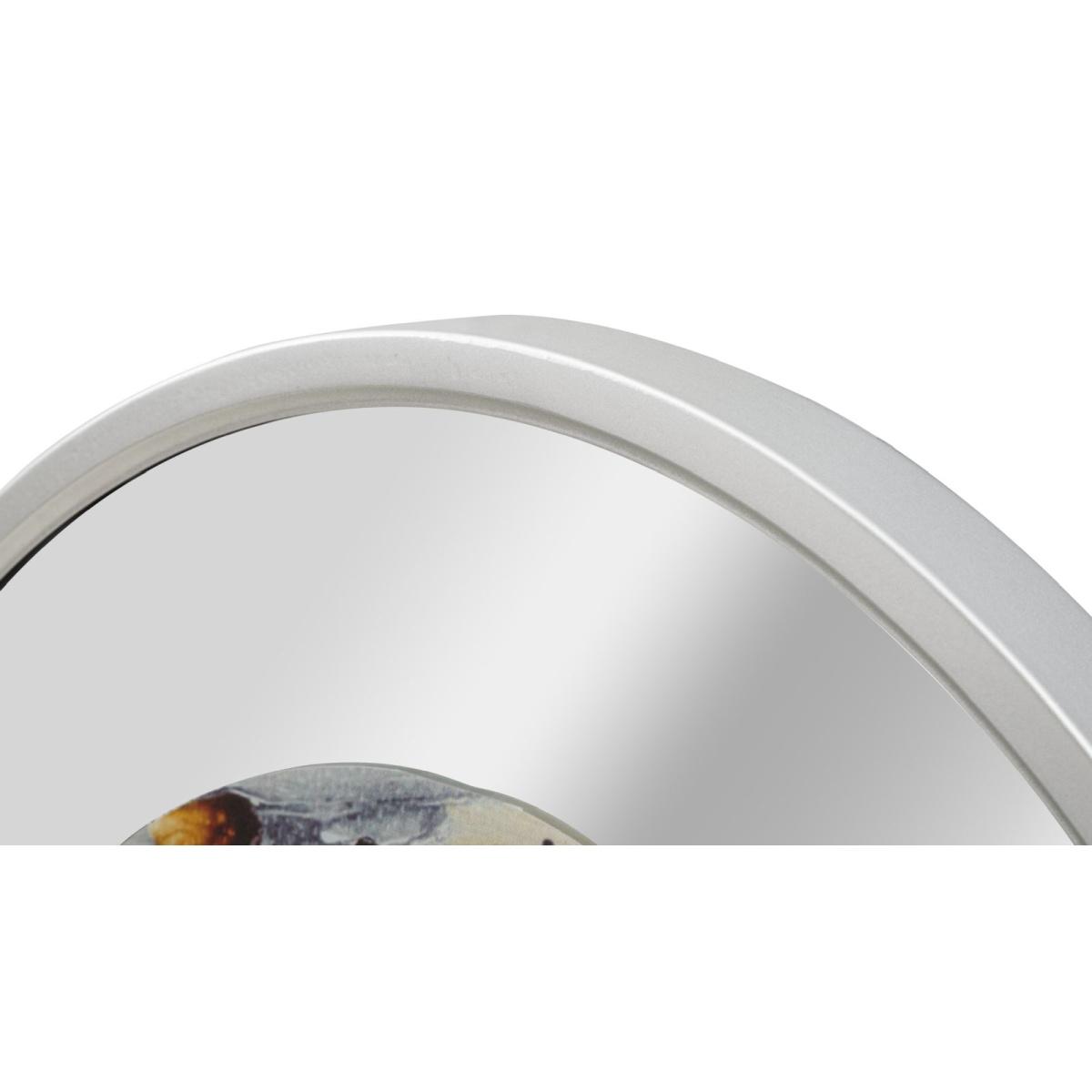 Orologio da muro mirror grey cm Ø 60x5