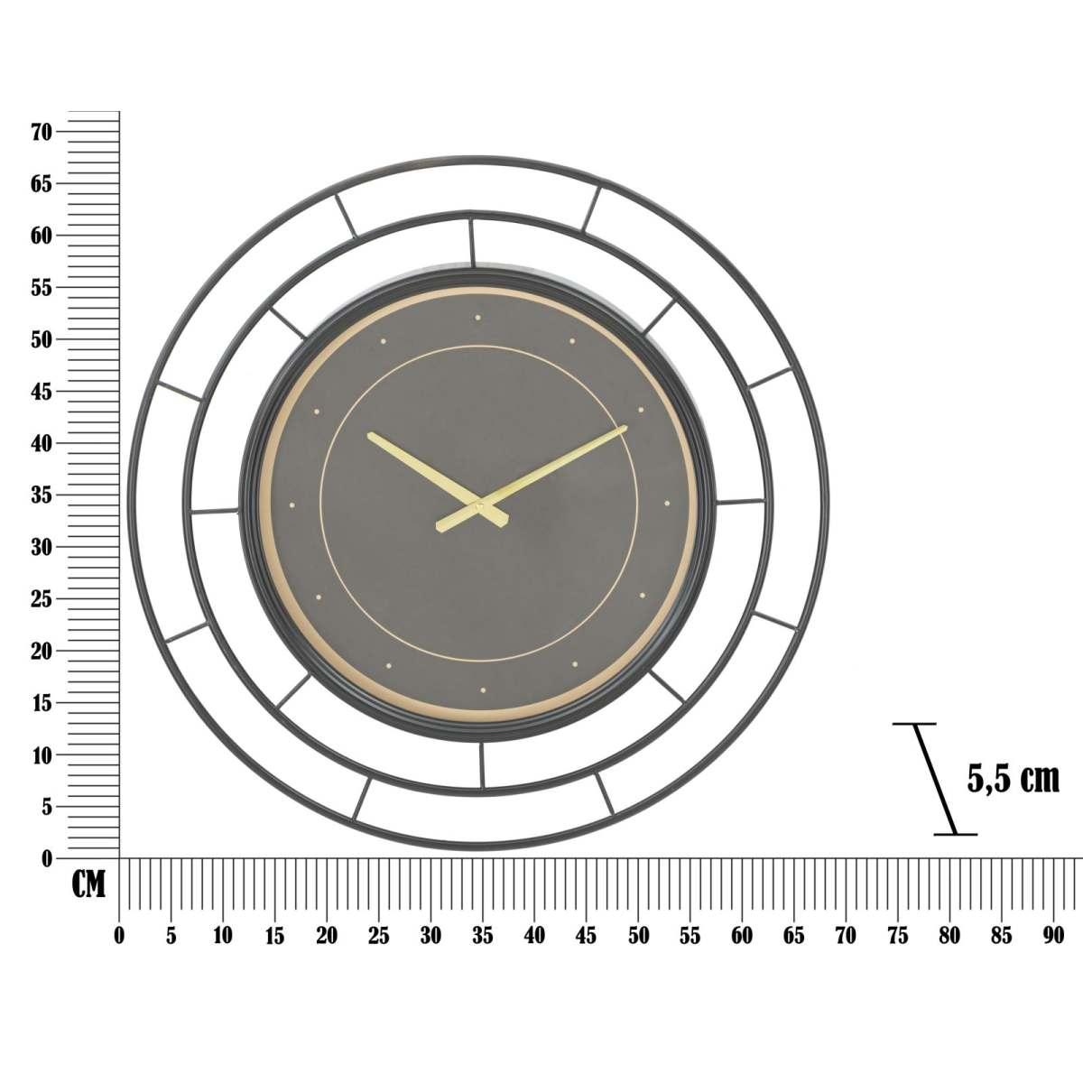 Orologio da muro fashion dark cm Ø 70x5,5