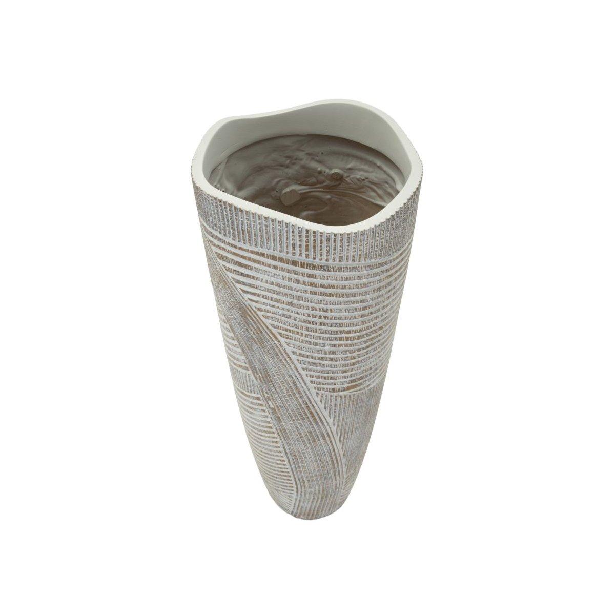Vaso resina woody cm Ø 19x55