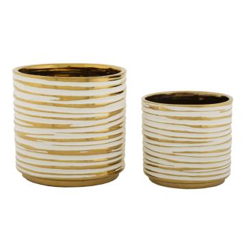 P/vasi coppia blom cm Ø 23x22-18x17,5 (Ø cm 21-16)