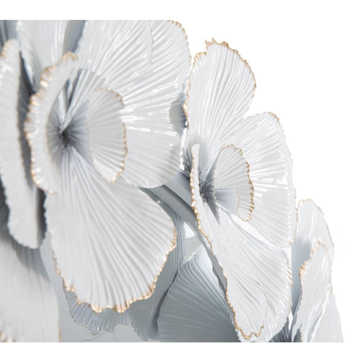 Specchio white flower cm 82x2,6x85,5 (misura interna cm Ø 62)