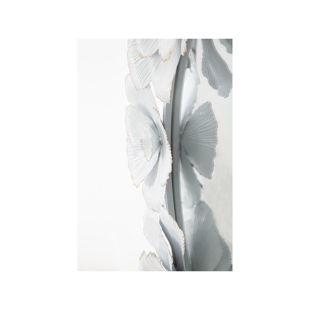 Specchio white flower cm 82x2,6x85,5 (misura interna cm Ø 62)
