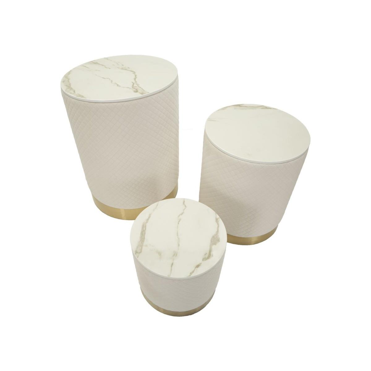 Espositore c/contenitore shop set 3 pz cm Ø 60x80-50x60-40x40<br>
