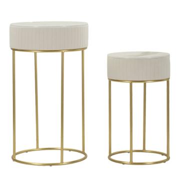 Tavolinetti alti wedding rotondi set 2 pz cm Ø 50x90-40x70