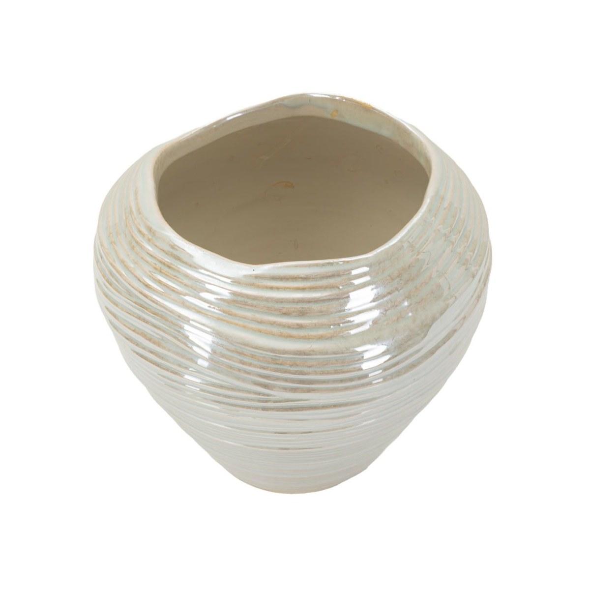 Vaso perly round cm Ø 22x20