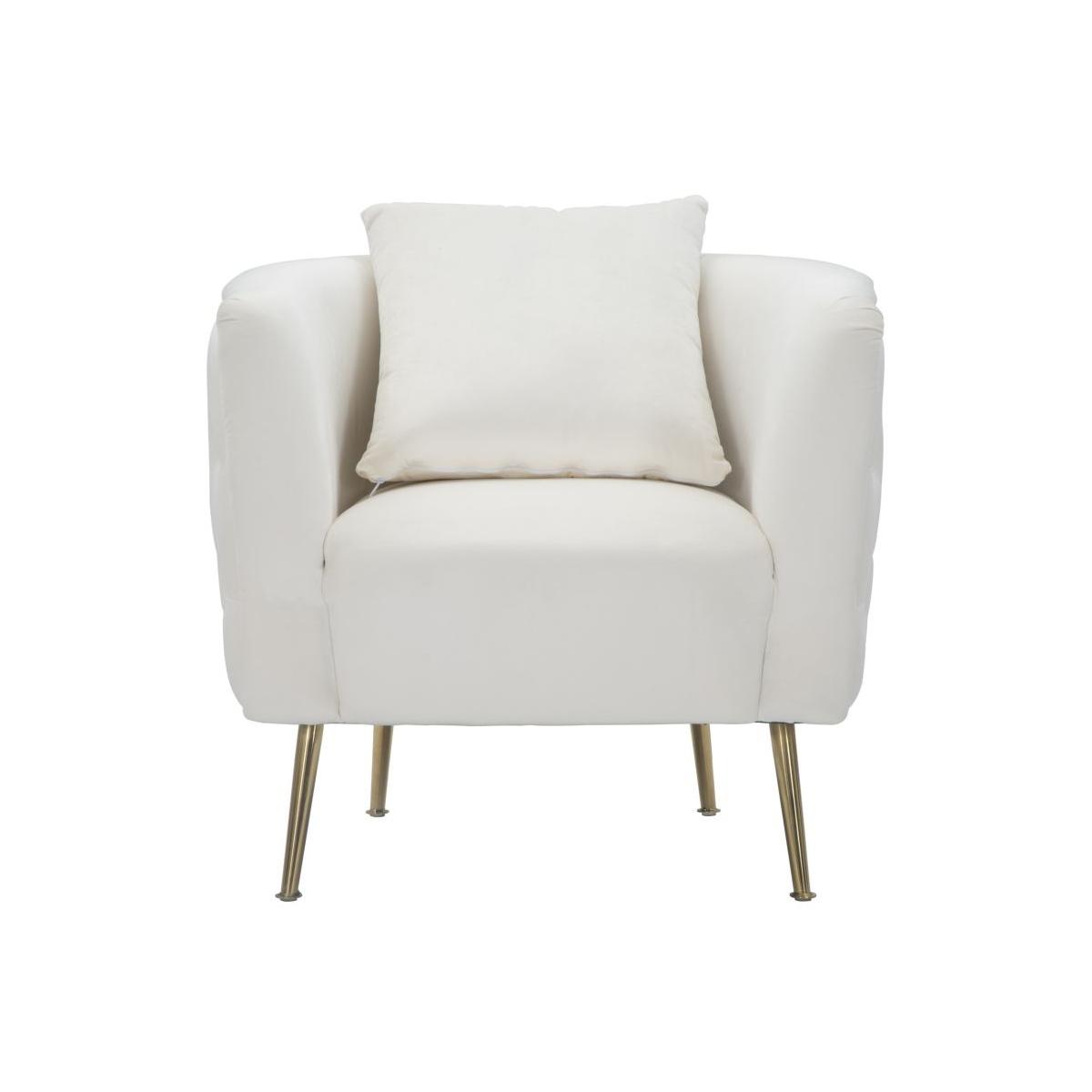 Poltrona bucarest crema cm 76x74x73