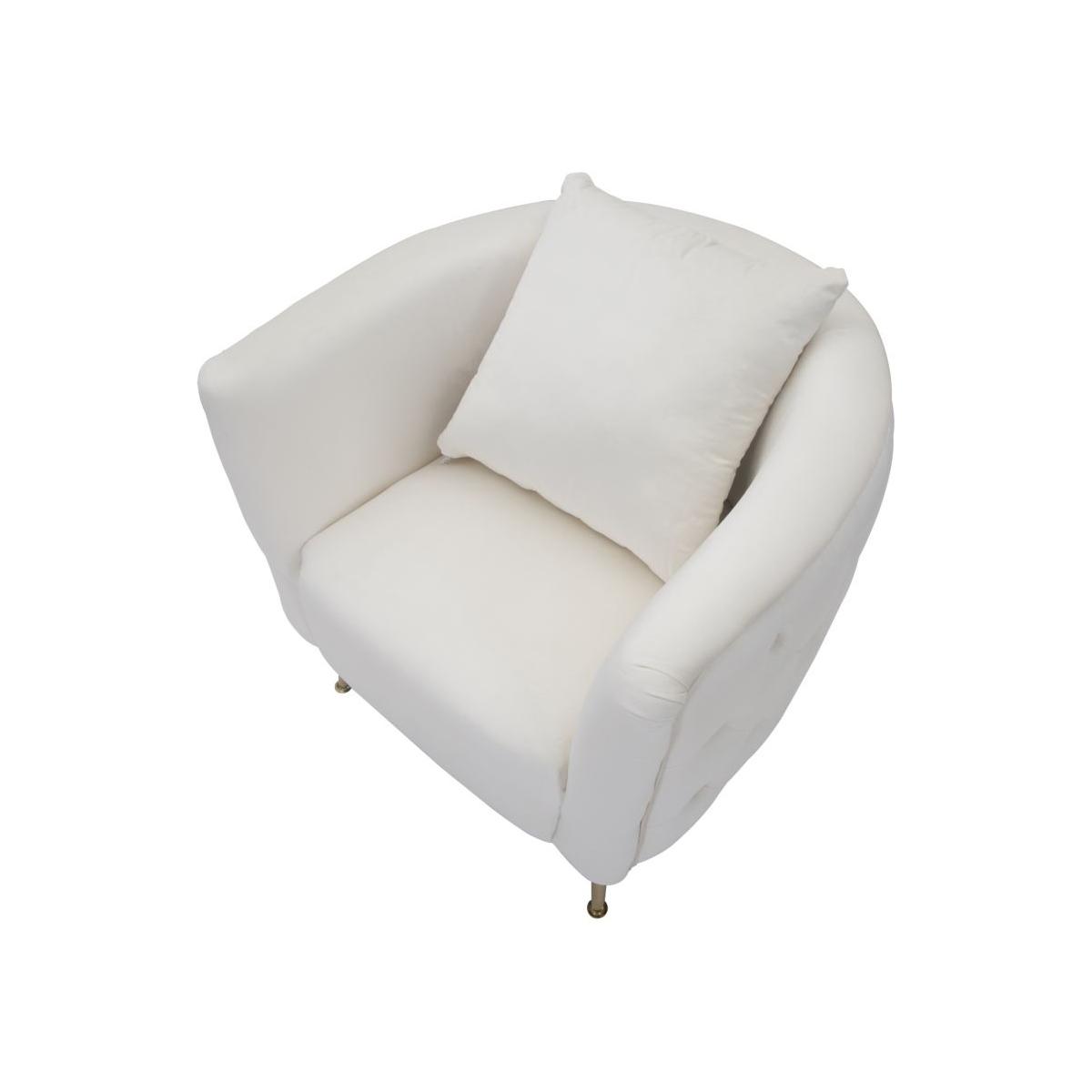 Poltrona bucarest crema cm 76x74x73