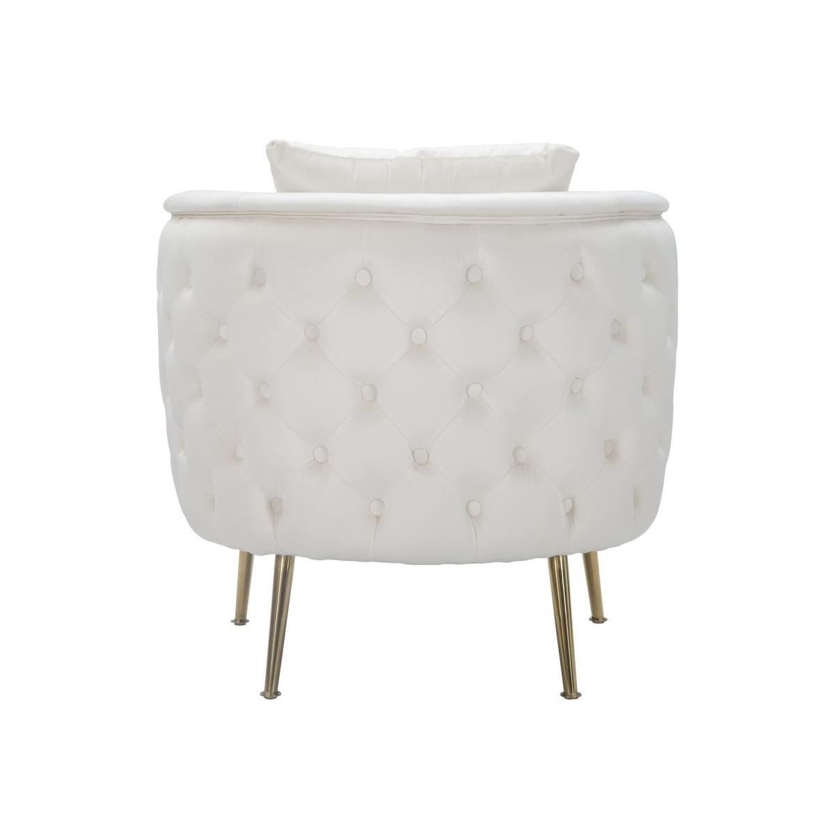 Poltrona bucarest crema cm 76x74x73