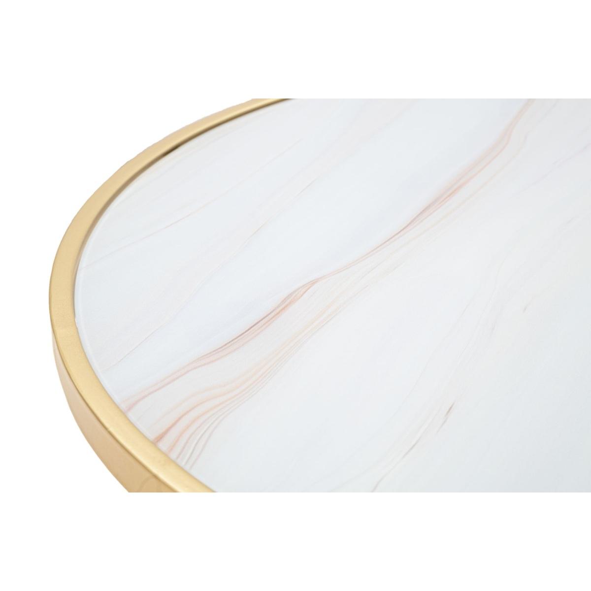 Tavolinetto glam mat cm Ø 50,5x50