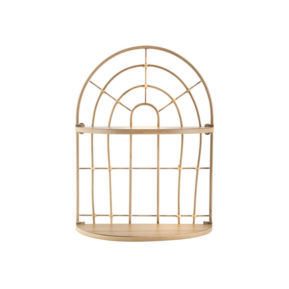 Mensola doppia arch cm 34,5x18x45,5