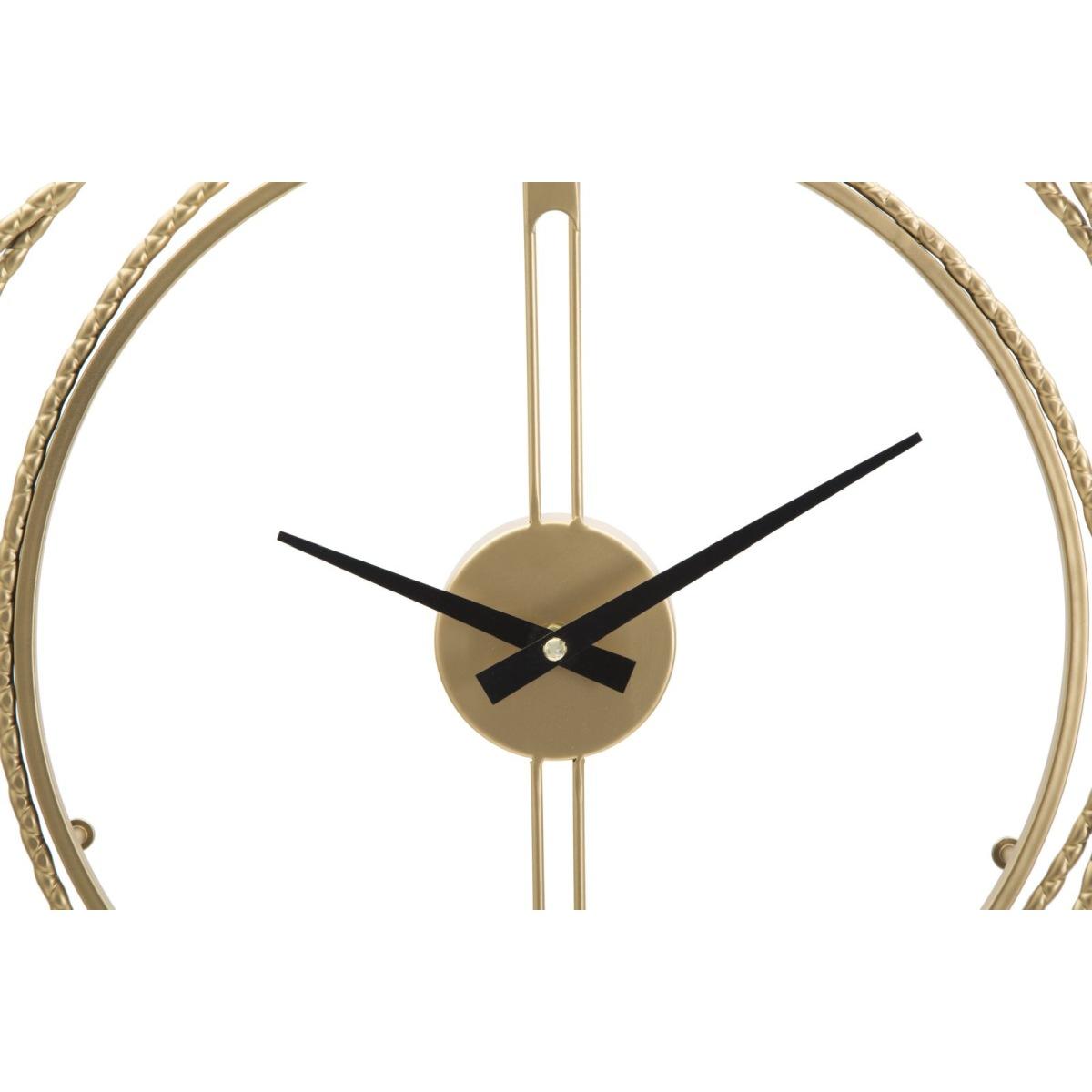 Orologio da muro gold strips cm Ø 50x4