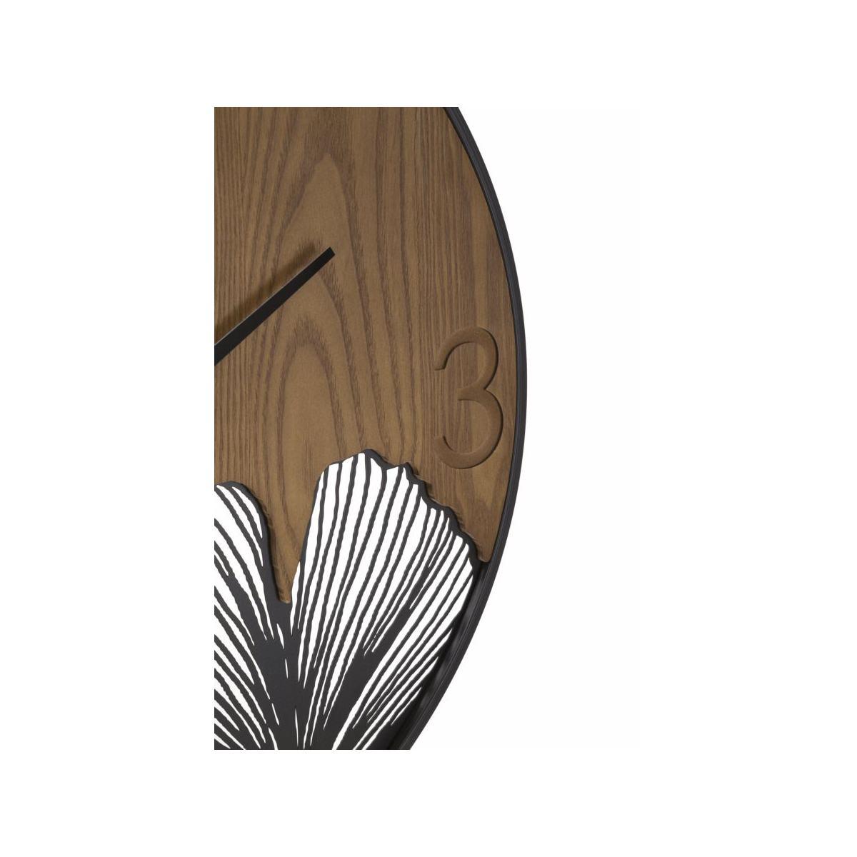 Orologio da muro super wood/leaf cm Ø 60x2