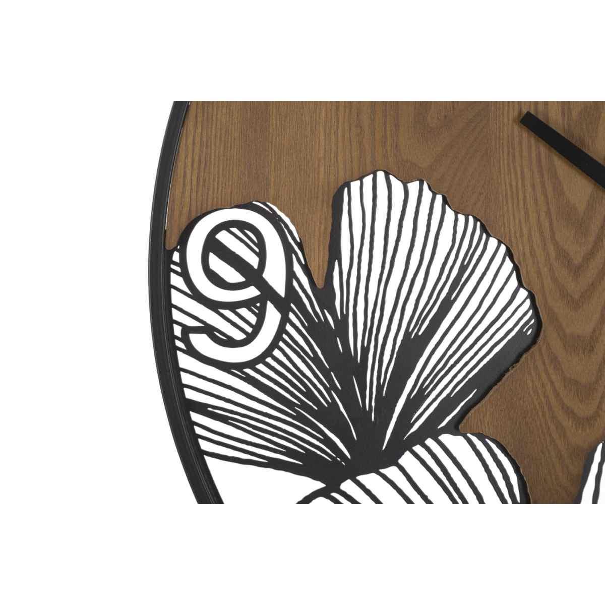 Orologio da muro super wood/leaf cm Ø 60x2
