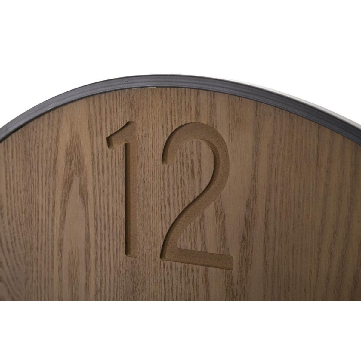 Orologio da muro super wood/leaf cm Ø 60x2