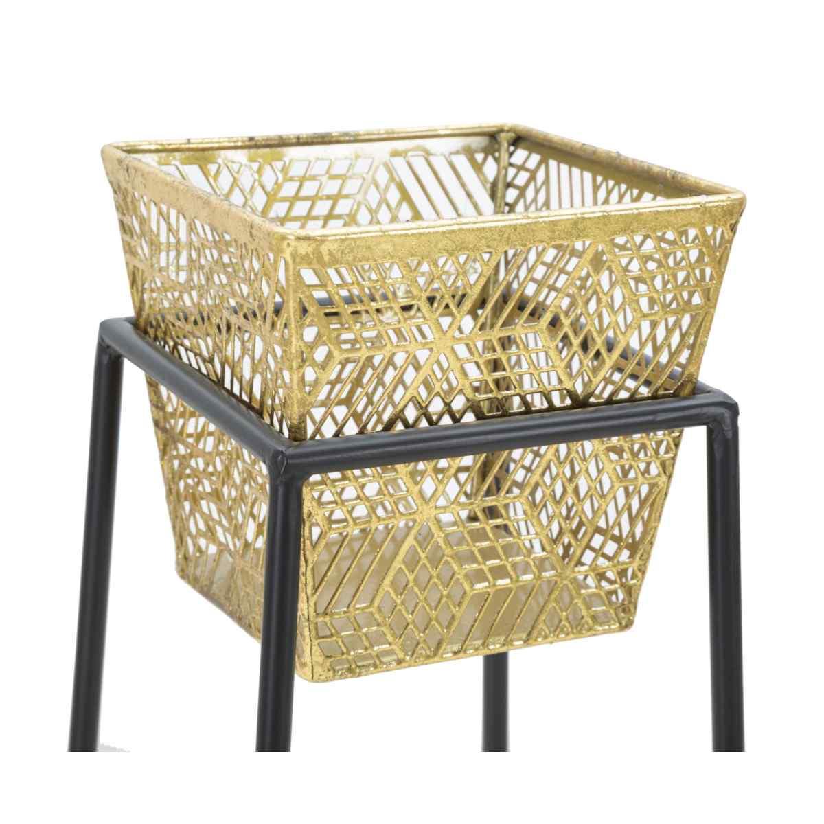 P/vasi square coppia cm Ø 23x70-20x60