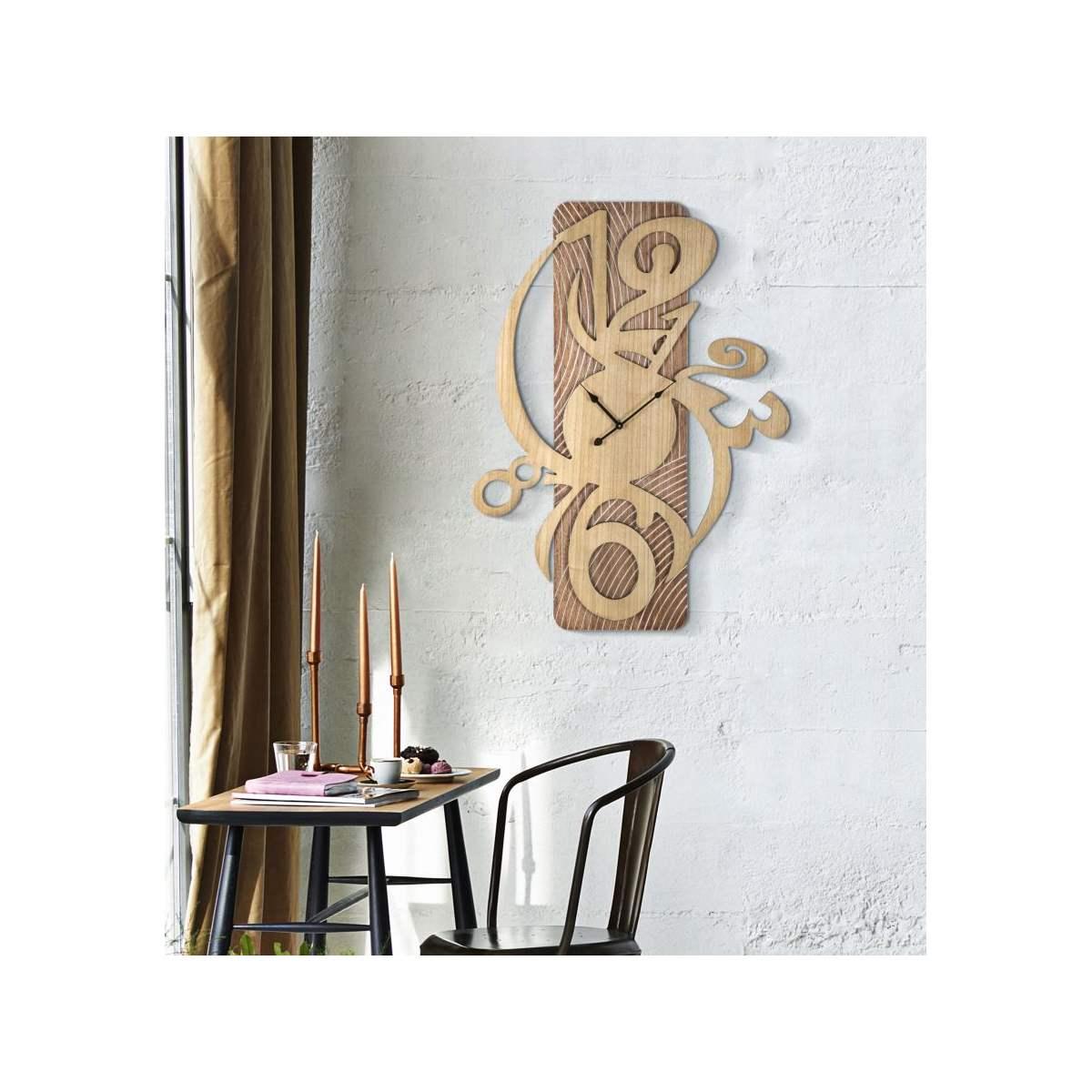 Orologio da muro wolly cm 70x4,4x93