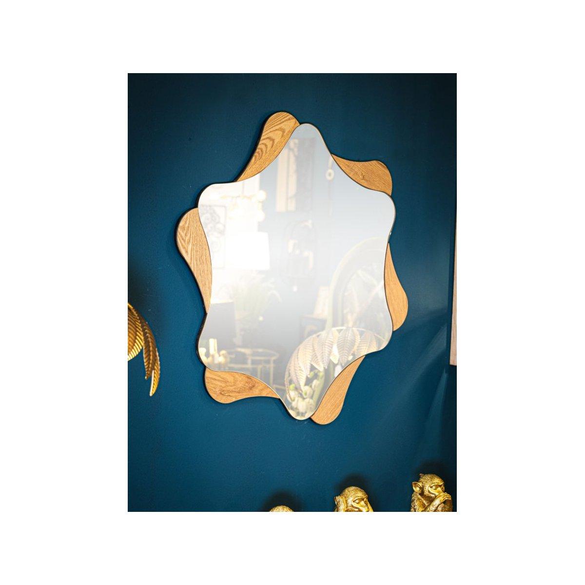 Specchio da muro star cm Ø 80x1 (misura specchio cm 65x74)