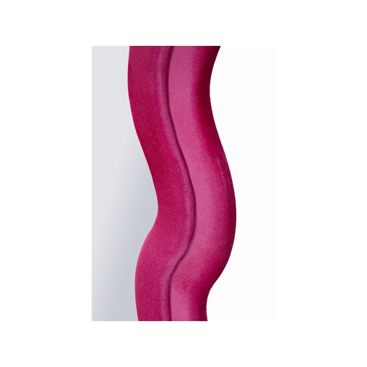 Specchio da muro miki velluto fuxia cm 60x4x160 (misura specchio cm 39x135)