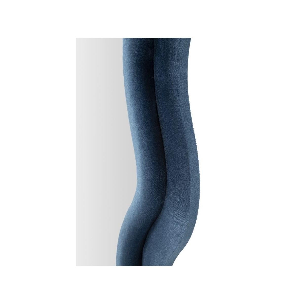 Specchio da muro emily velluto blu cm 60x6x160 (misura specchio cm 42x144)