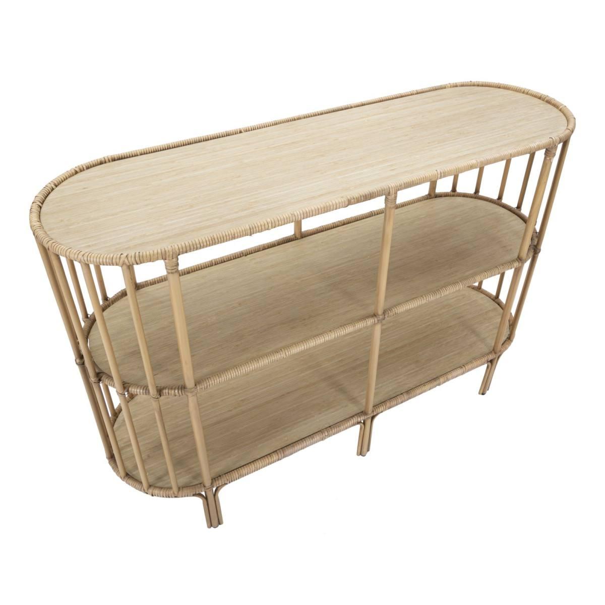 Console panama 3 ripiani cm 120x37,5x80