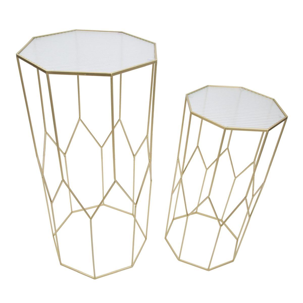 P/telefono new glass coppia cm 50x46x100-40x37x80