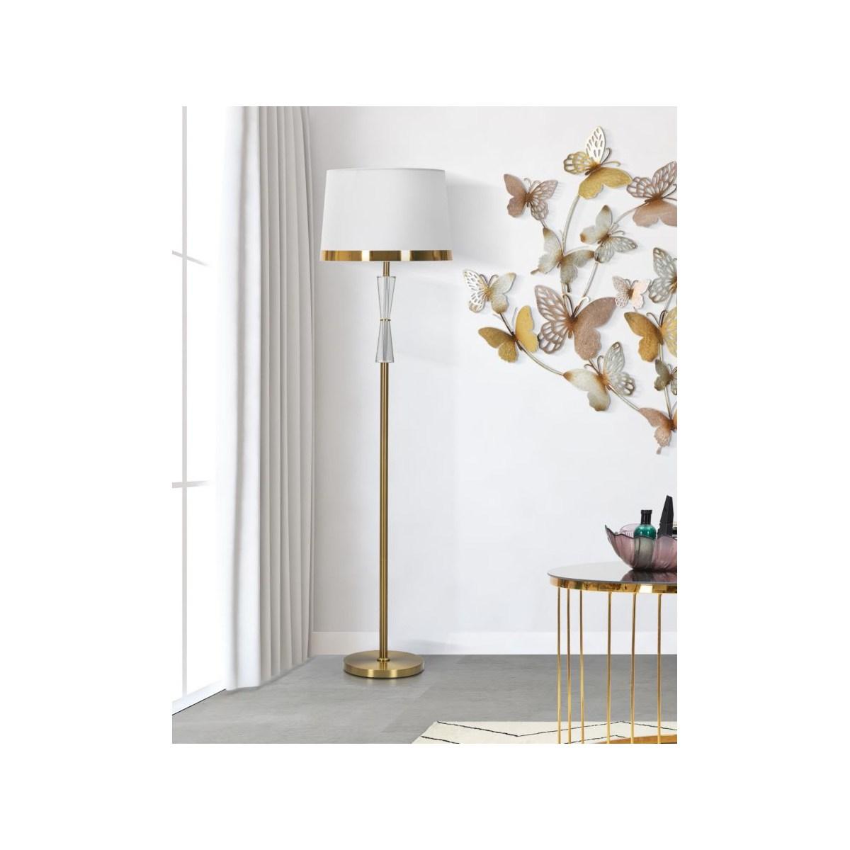 Lampada da terra cristal cm Ø 40x153