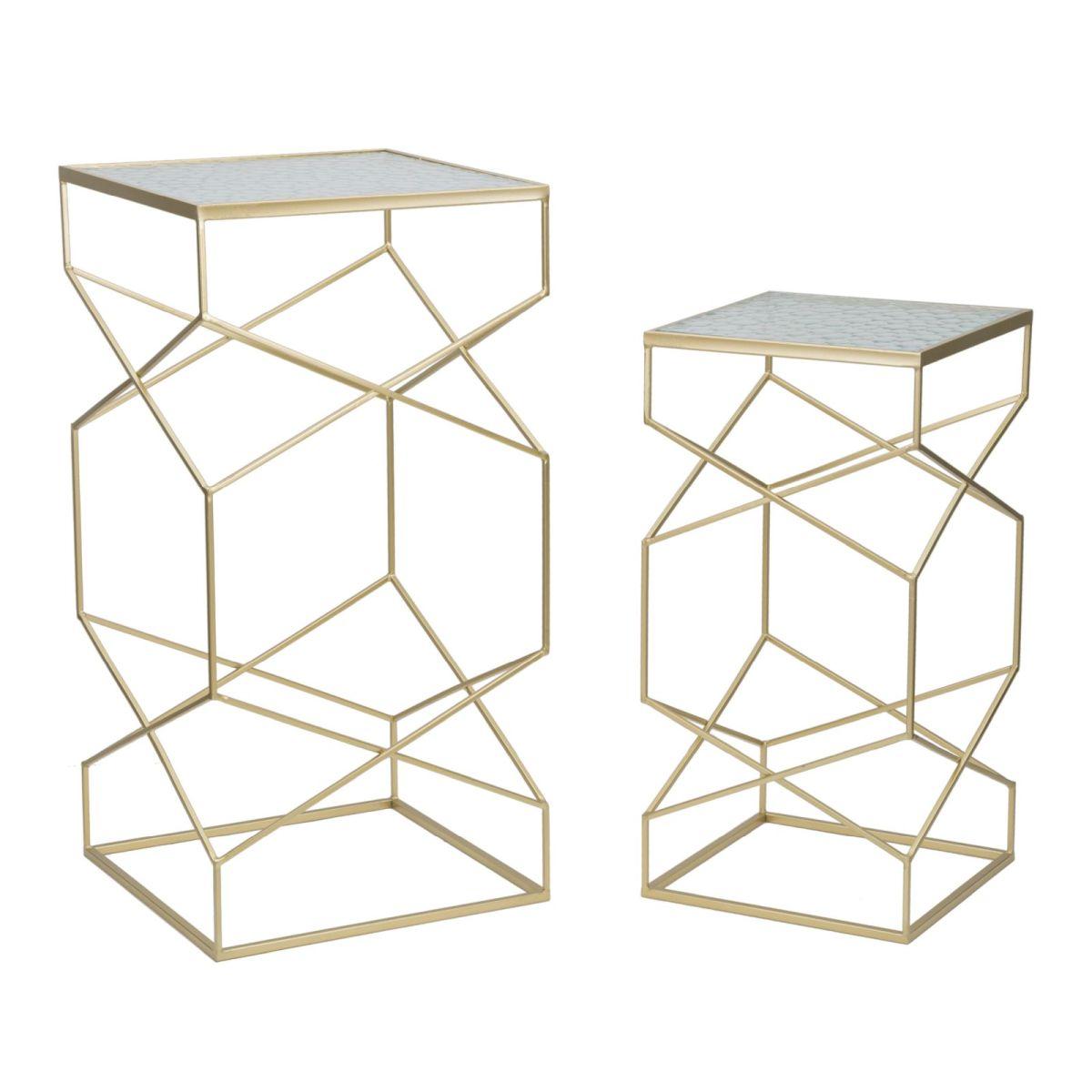 P/telefono glassy coppia cm 50x50x100-40x40x80