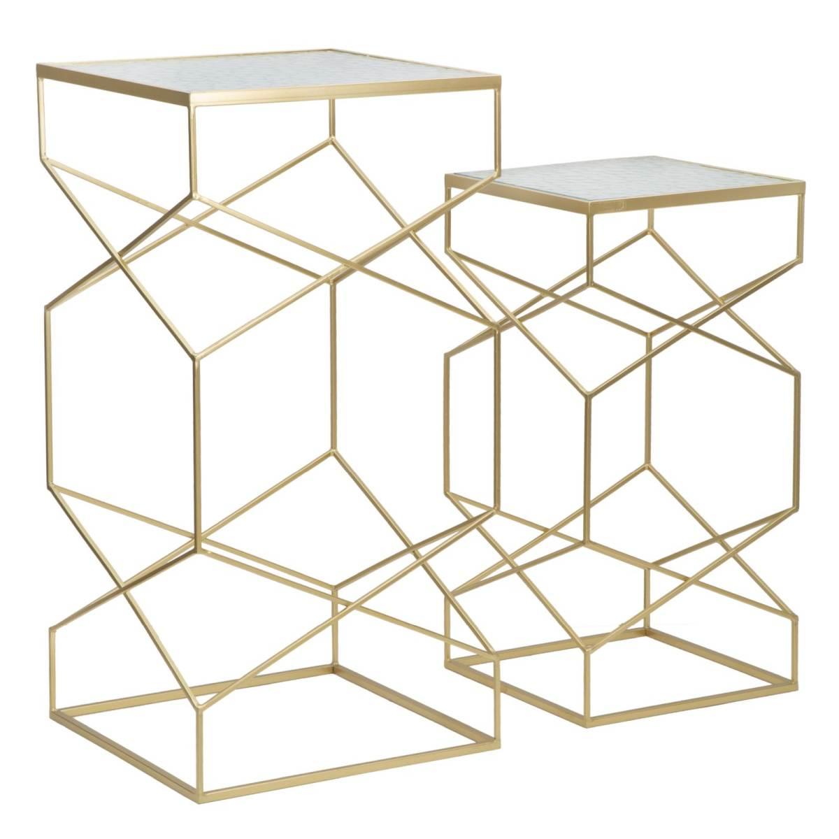 P/telefono glassy coppia cm 50x50x100-40x40x80