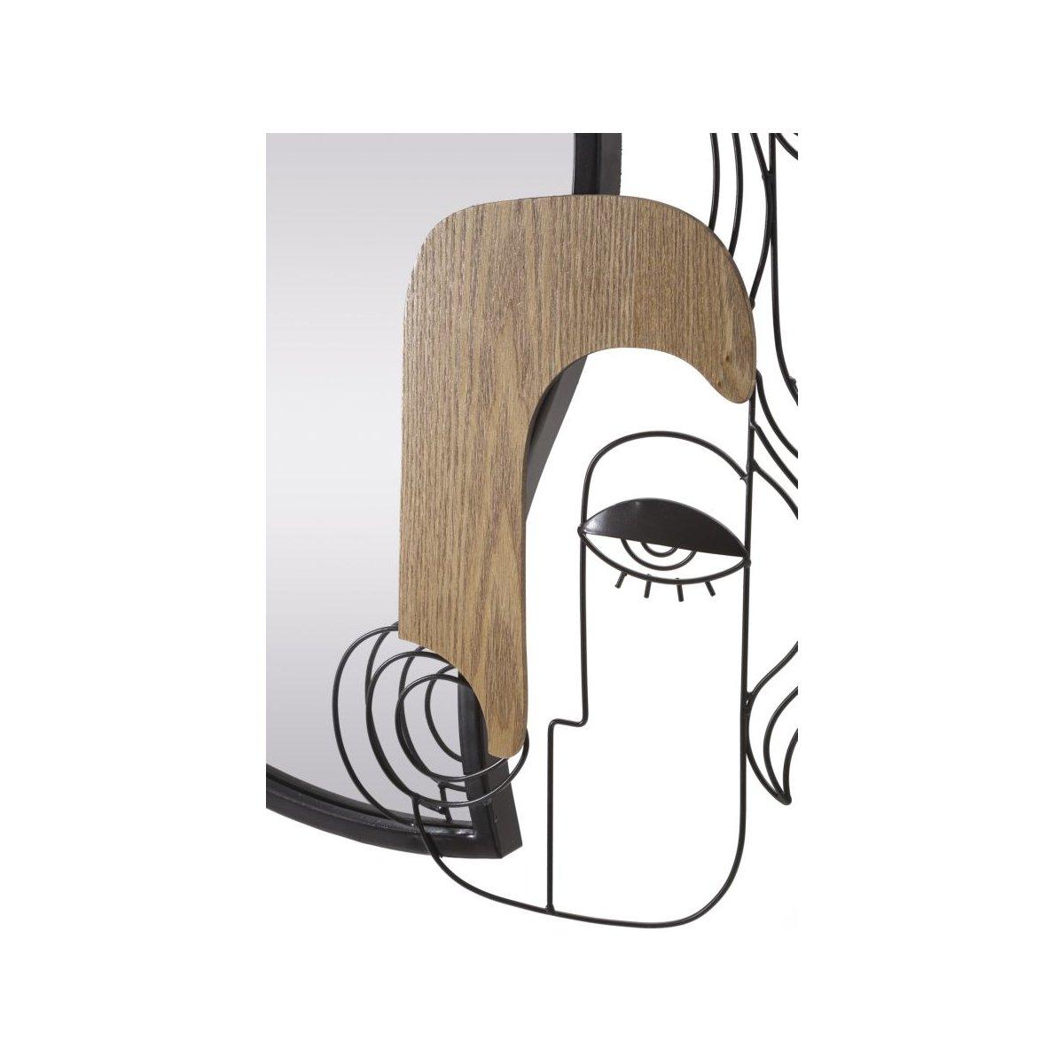 Specchio da muro picassy cm 83x5x80 (misura specchio cm 48,5x72)