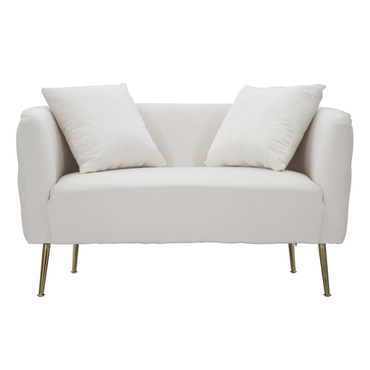 Divanetto bucarest crema cm 127x74x73