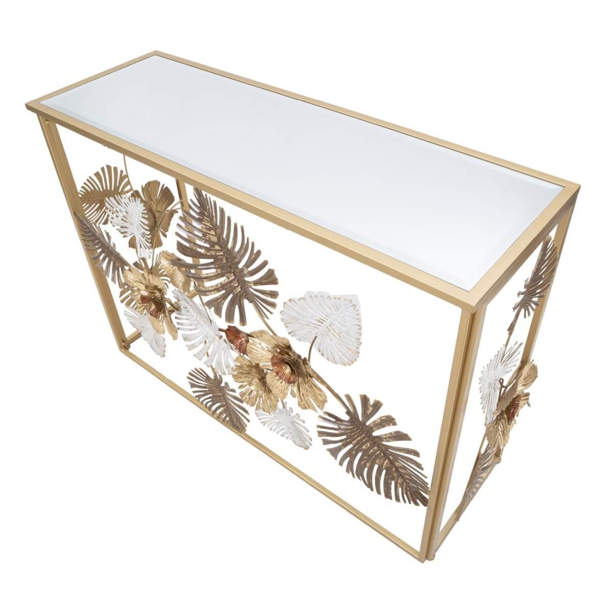Console glam floris cm 113x40x80