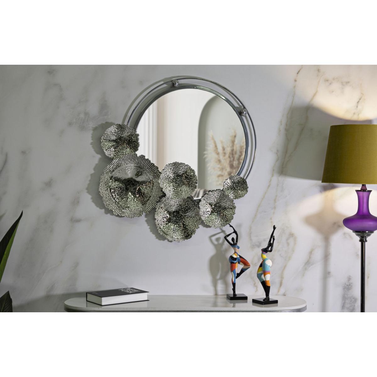 Specchio kandi cm 85x7x80,6 (misura specchio cm Ø 55)
