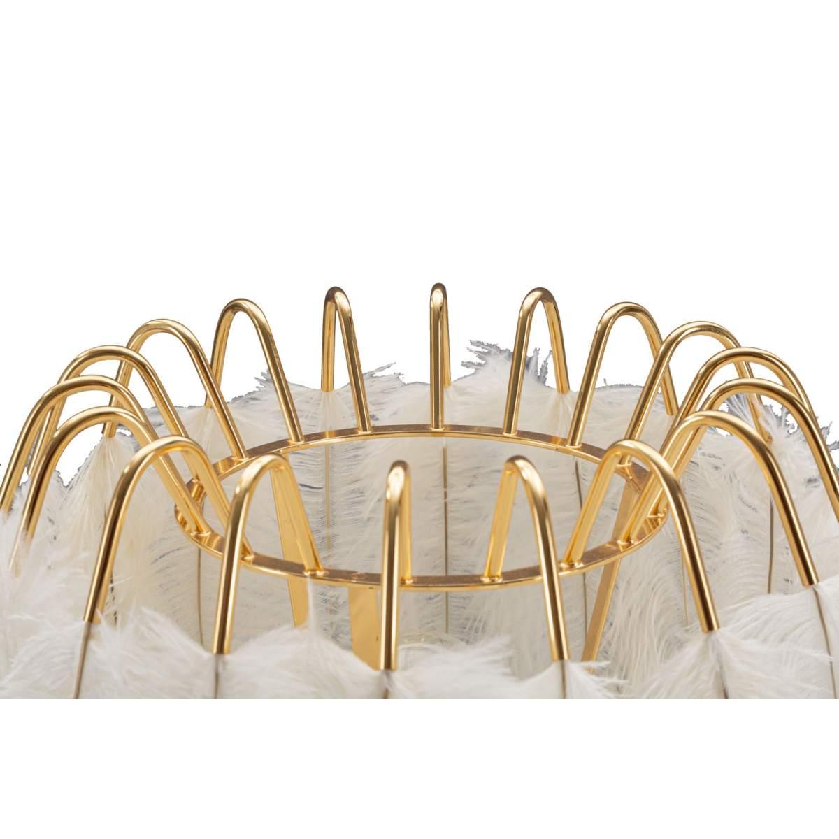 Lampada da tavolo feather stand cm Ø 40x60