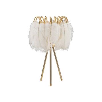 Lampada da tavolo feather stand cm Ø 40x60